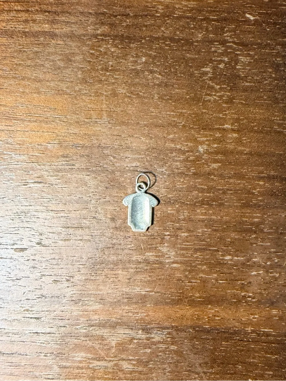 Silver 'Baby' Onesie Charm Pendant